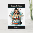 Search for flirty birthday cards For him