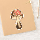 Search for red mushroom stickers Vintage