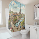 Search for vintage paris shower curtains Eiffel tower