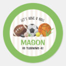Search for football party stickers Boy