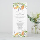 Search for wildflower wedding programs Sage green