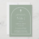 Search for minimalist christening invitations Arch