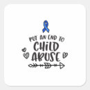 Search for child abuse stickers Awareness