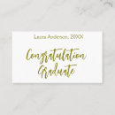 Search for graduation name business cards Calligraphy typography elegant