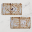 Search for rusty metal business cards Trendy