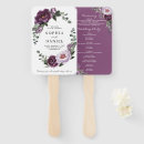 Search for floral wedding programs Purple