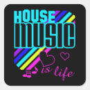 Search for house music stickers Party