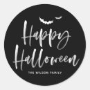 Search for halloween letters stickers Black and white