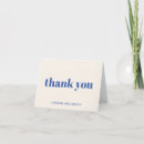 Search for blue and white thank you cards Folded