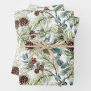 Search for christmas cone wrapping paper Pine