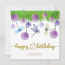 Search for dragonfly birthday cards Simple