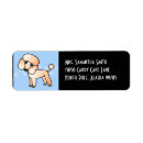 Search for apricot return address labels Poodle