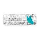 Search for white butterflies return address labels Pretty
