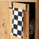 Search for black and white squares tea towels Chequered