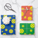 Search for pickle ball wrapping paper Yellow