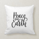 Search for peace on earth christmas cushions Elegant