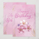 Search for vintage floral birthday cards Watercolor flowers