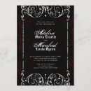 Search for gothic red and black wedding invitations Victorian