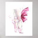Search for pink ballet shoes posters Girly