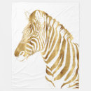 Search for zebra blankets Gold