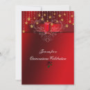 Search for ruby red and gold invitations String lights