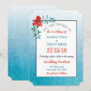 Search for handpainted invitations Blue