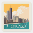 Search for vintage chicago stickers Lake michigan