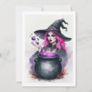 Search for witch invitations Pink