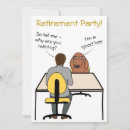 Search for humorous retirement invitations For him
