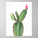 Search for cactus flower posters Watercolor