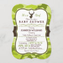 Search for camo baby boy shower invitations Green