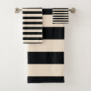 Search for black and white striped bath towels Stripes