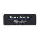 Search for cobalt blue return address labels Modern
