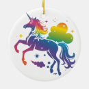 Search for rainbow unicorn christmas tree decorations Animal