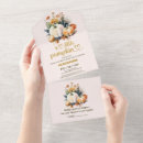 Search for pink gold pumpkin baby shower invitations Autumn