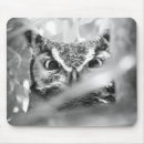 Search for horned owl mousepads Wildlife