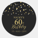 Search for 60th birthday party stickers Script
