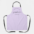 Search for purple and black aprons Modern
