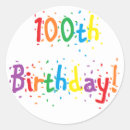 Search for 100 birthday stickers One hundred