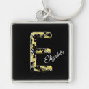 Search for letter e key rings Elegant