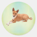 Search for basenji stickers Red