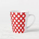 Search for red white polka dots pattern mugs Retro