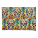 Search for sugar skull pillowcases Floral