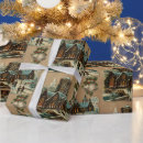 Search for a christmas carol wrapping paper Antique