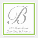 Search for return address square stickers Classic