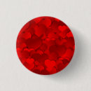 Search for red heart pattern badges Valentine