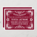 Search for red white quinceanera invitations Flowers