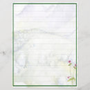 Search for pink flowers stationery paper Blue
