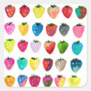 Search for cute strawberries stickers Strawberry pattern