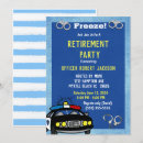 Search for police officer retirement invitations Modern